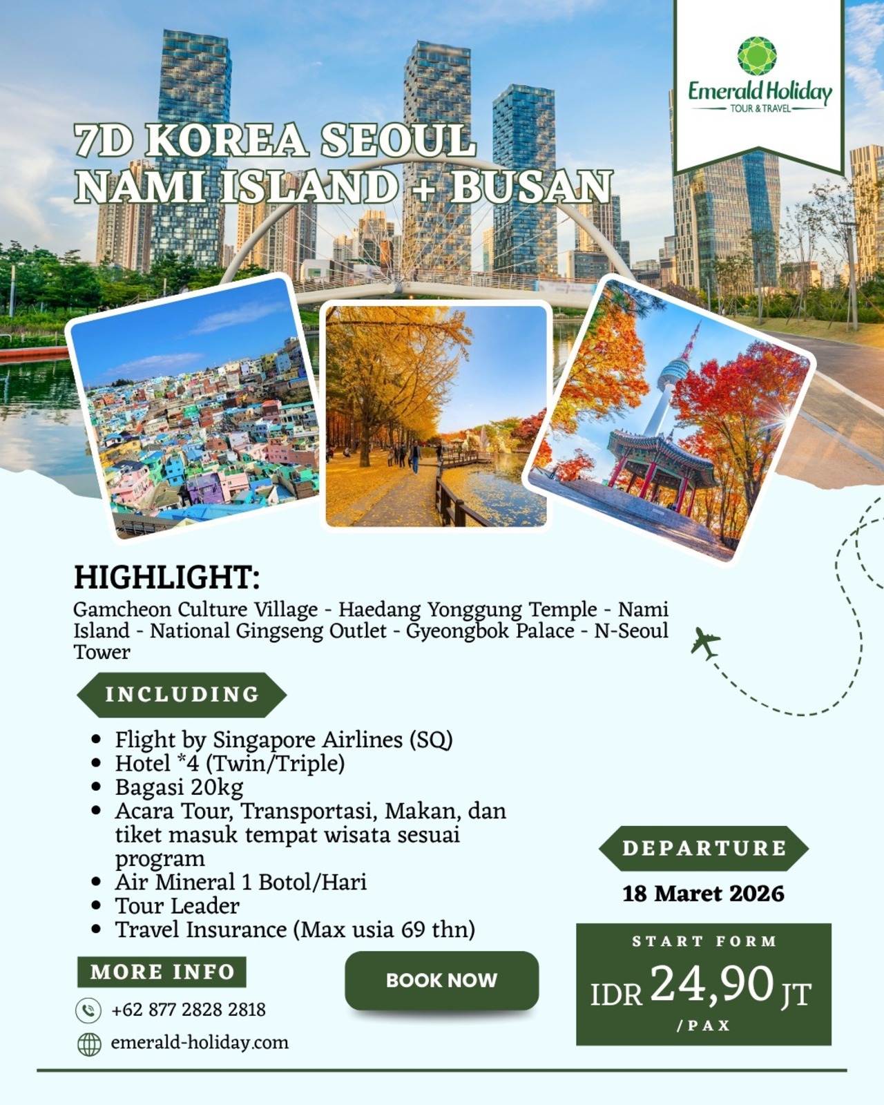 SEOUL NAMI ISLAND BUSAN